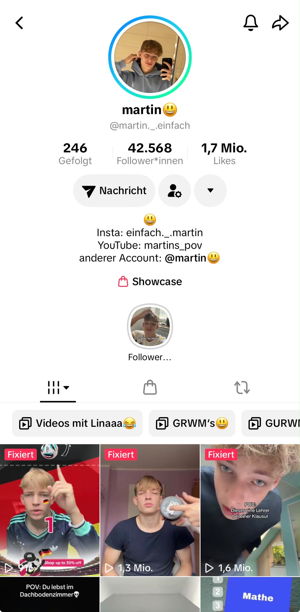 martin · Personal Brand